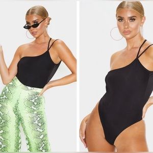 PRETTY LITTLE THING Black Sheer Mesh Long Sleeve Crop Shirt